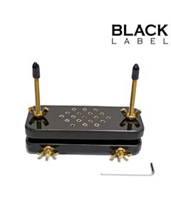 Acrylic Ball Butcher With Spikes Black/Gold