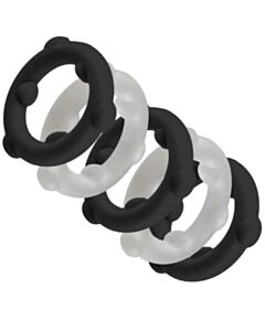 [SIL] GEARHEADS 5-Pack SPINNER Rings Black / Vapor