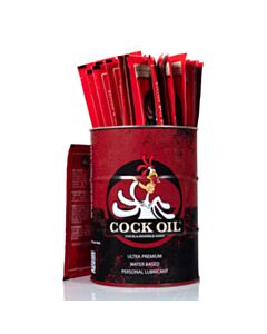 COCK OIL Metal Drum With 25 Sachets
