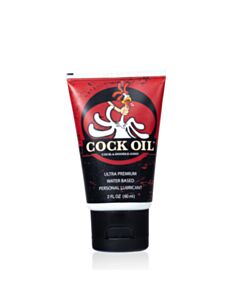 COCK OIL Water Based Lubricant Tube 2 oz / 59 ml