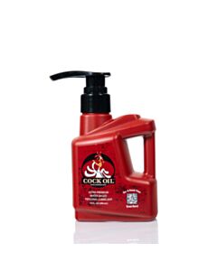 COCK OIL Water Based Lubricant Plastic Bottle w. Pump 10 oz