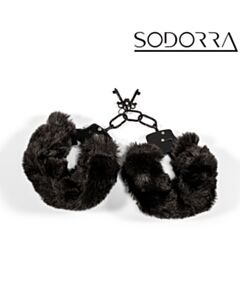 SODORRA Fluff Cuffs Black