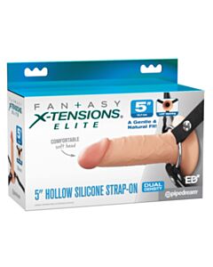 Fantasy X-Tensions - 5 Inch Silicone Hollow Strap-On