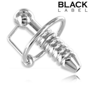 Stainless Steel Torpedo Penis Plug 28 mm. Ring
