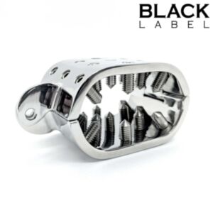 Stainless Steel Oval Spiked Ball Stretcher 52 x 25 mm.