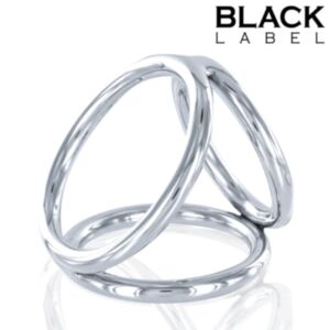 Stainless Steel Triple Cockring L 45/50/55 mm