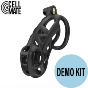 CELLMATE - Guardian Black Chastity Cage Demo Kit