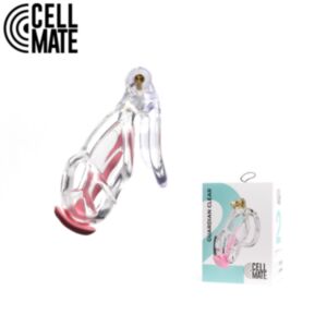 CELLMATE - Guardian Chastity Cage Clear Size 2