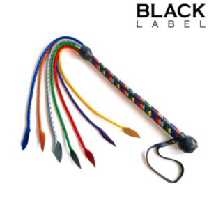 Gay Pride Leather Flogger