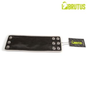 BRUTUS Leather Wristwallet Zip Black/White