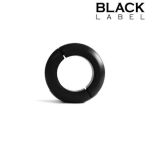 Black Steel Donut Ballstretcher 30 x 35 mm